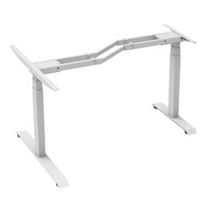 L-shaped Wooden Desk Tops Height Adjustable Standing Desk for Sit-Stand Workstation