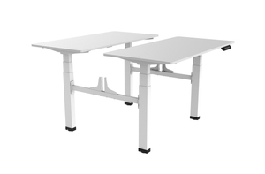 Face to Face Adjustable Height Sit-Stand Desk for Productivity Boost